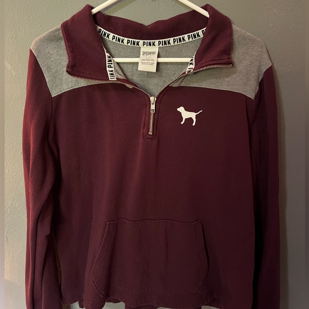 Women’s Pink Half-zip